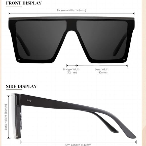 Oversized sunglasses - Picture 3 of 7